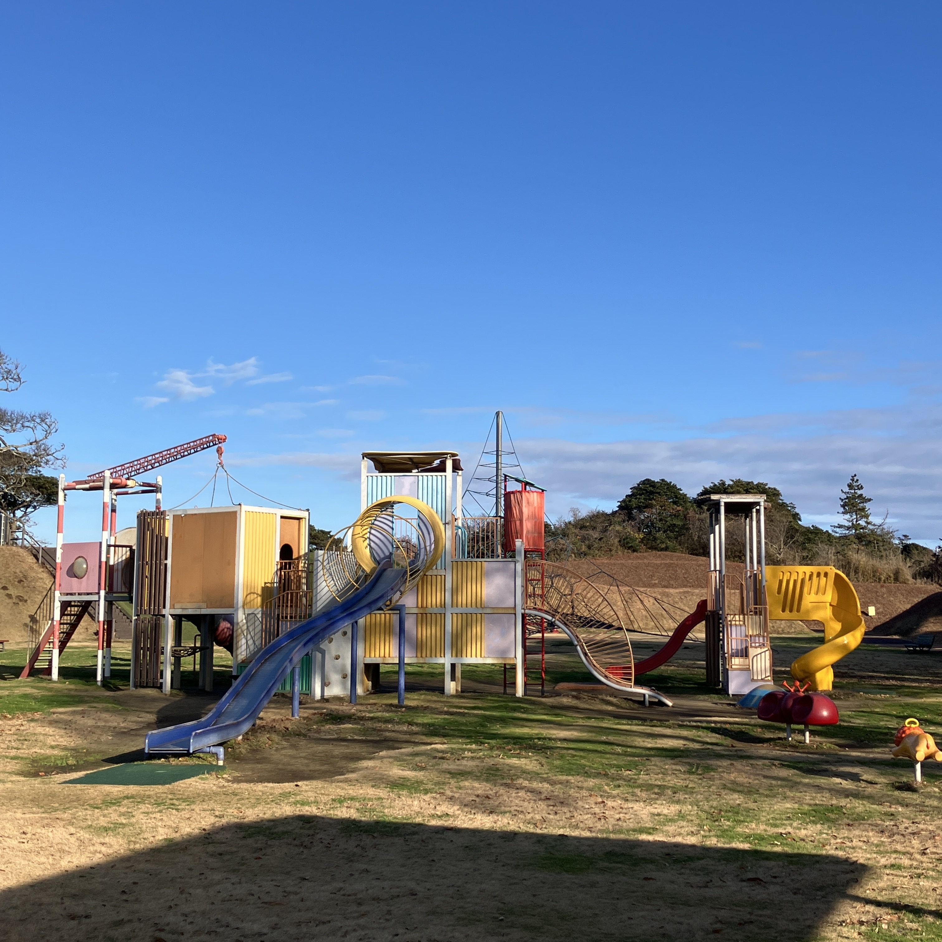 屋外複合遊具修繕完了